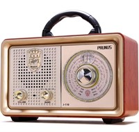 PRUNUS Retro Portable Radio AM FM Shortwave R