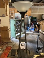 Metal Framed Electric 3-Tier Floor Lamp