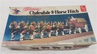 Budweiser Clydesdale 8 Horse Hitch Model