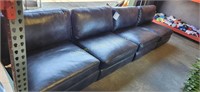 4PC DARK NAVY MARBLE SECTIONAL