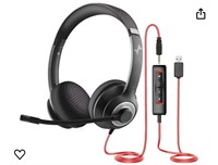 USB Headset with Mic for PC