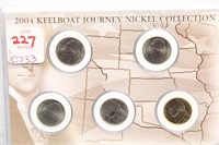 2004 KEELBOAT JOURNEY NICKEL COLLECTION