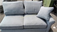 GREY FABRIC SECTIONAL PIECE