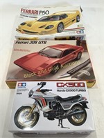 TAMIYA & TESTORS Car & Motorcycle Model Kits