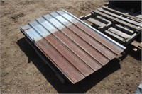 (28) Sheets of Tin Roofing, Approx 4Ft 6"-5Ft