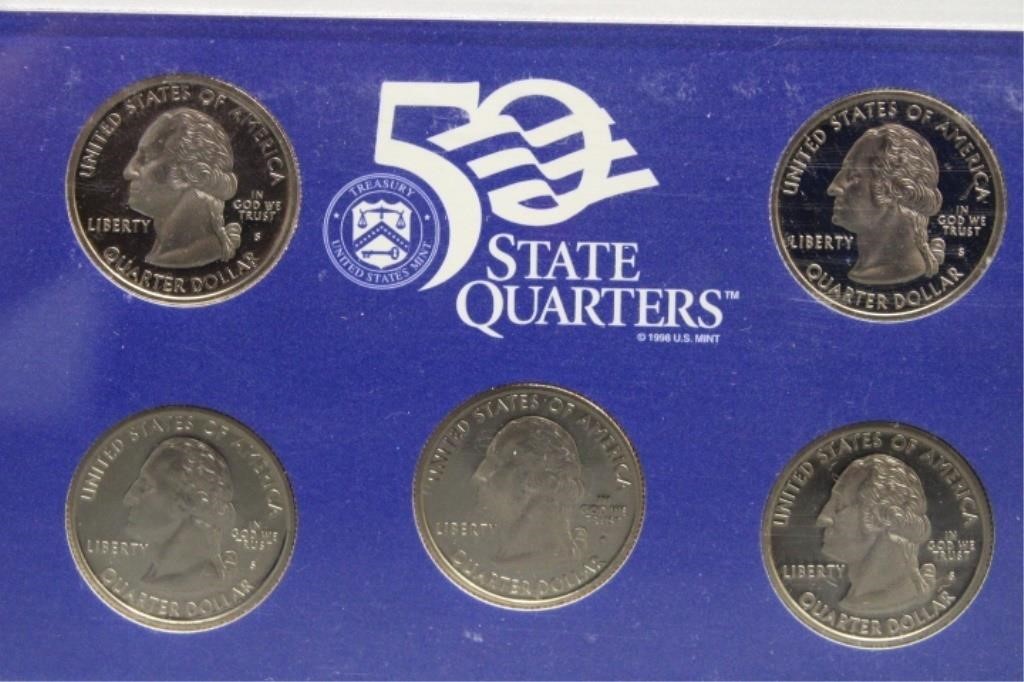 1999  U.S. MINT STATE QUARTERS PROOF SET