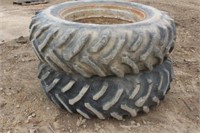 (2) Power Mark 18.4X38 Tractor Tires on Double