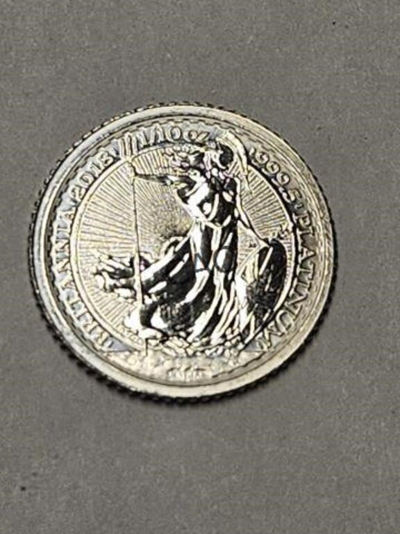 2018 Britannia 1/10oz Platinum Coin