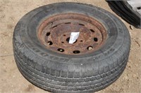 Goodyear 265/70R17 Tire on 5 Bolt Dodge Rim