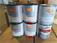 (6) Cans Paint & Stain