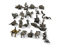 20 vintage Sterling Silver Animal Charms