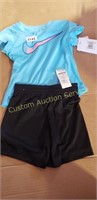 2PC KIDS OUTFIT SIZE 3T SHIRT & 2T SHORTS