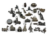 25 Vintage Sterling Silver Charms