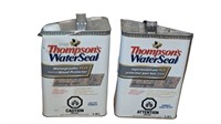 2 New Thompson Water Seal Damage Cans