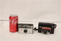 2 Vintage Kodak Instamatic Cameras, Not Tested