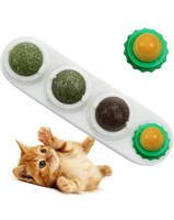 Catnip Cat Toys with 2 Candies, Catnip Wall Ball