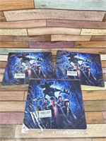 New lot of 3 Stranger Things mousepad 9.5x8 inch