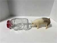 Breyer Pig & Glass Pig