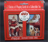 NOS Limited Edition 1995 Coca Cola Playing Cards