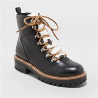 Women's Leighton Hiking Boots Black 8 $31