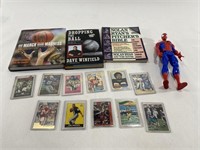 Baseball Books, Cards & Spider-Man Action Figure