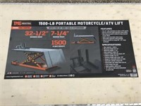 NEW Motorcycle Lift 1,500 lb in box (TMG-1500PML)