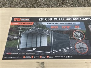 NEW 20' x 30' Metal Garage Carport Shed