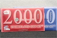 2000 U.S. MINT UNCIRCULATED COIN SET P & D