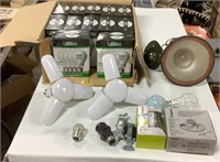 Light bulbs, lamp & switches