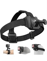 New Head Strap Mount with Cap Clip, Quick Release