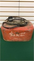 Metal "Mile-Master" Gas Can