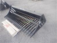 Unused GB Skid Steer Rock Bucket 78"