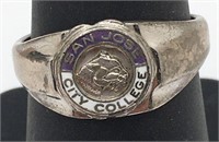 Sterling San Jose City College Ring