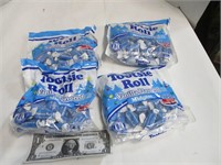 4 Bags Vanilla Tootsie Rolls