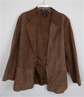 Men's Polyester Wool Brown Jacket size 46R