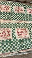 Vintage Purina Lay Chow 100lbs Cloth