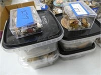 Assorted stones - 6 containers