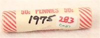ROLL UNCIRCULATED 1975 PENNIES