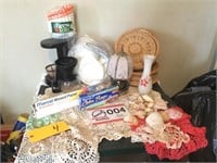 DOILIES, SHELLS, ETC-PICTURE TO FOLLOW