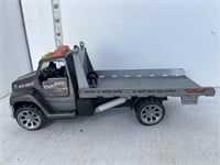 Black plastic toy truck