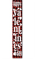 Vertical Valentine's Day Door Sign Happy