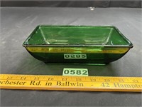 Napco 1169 Emerald Glass Rectangular Bowl