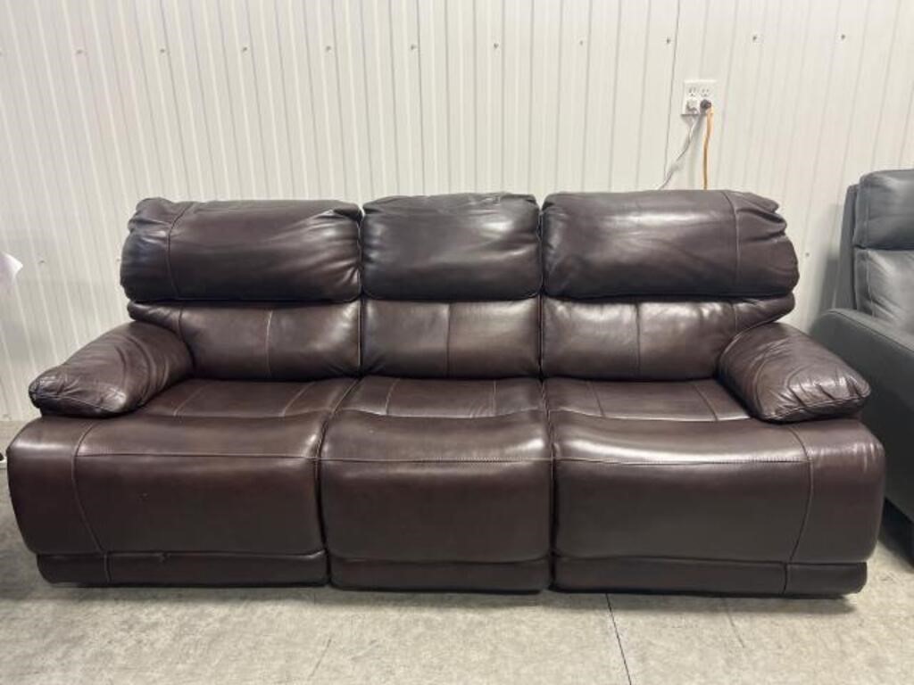 Cheers Leather Power Reclining Sofa