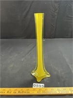 Vintage Sommerso Neon Yellow Vase