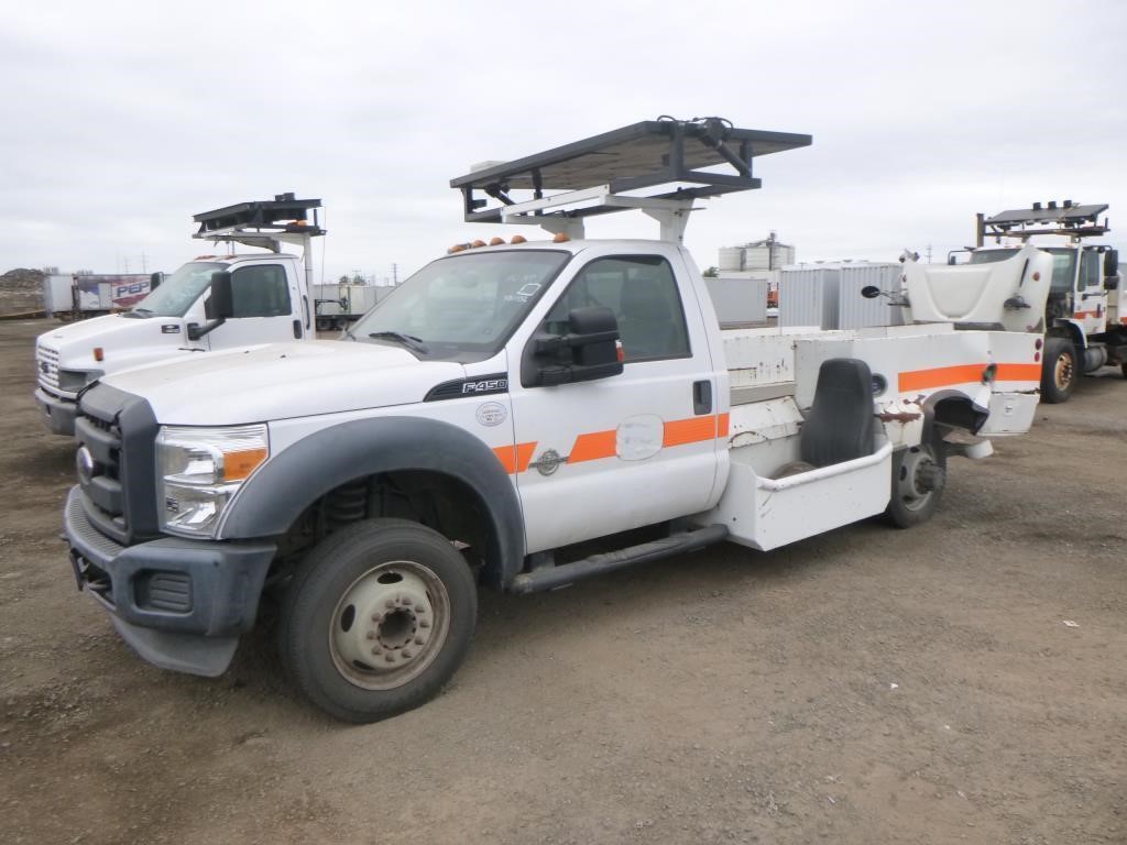 2016 Ford F450 Cone Truck