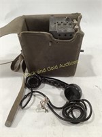 WW2 USA Army Field Telephone