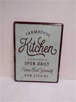Metal Farmhouse kitchen sign