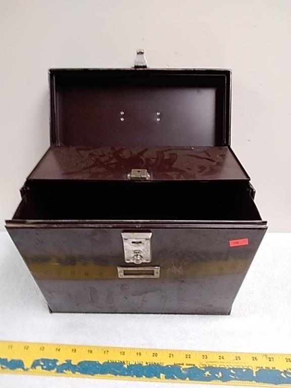 Metal file cabinet storage box
