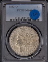1883 & 1884 Morgan Dollars