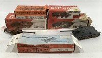 (7) Russian Collector Series Model Tanks & Cannons